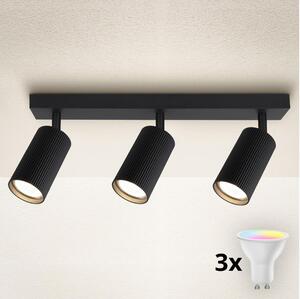 Brilagi - Spot LED RGBW dimabil SELE MODERN 3xGU10/4,8W/230V, negru