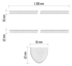 Corp LED pentru montaj sub dulap LED/40W/230V 4000K 120 cm