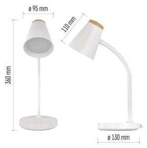 Lampă de birou LED TARA, 4,5 W, 230 V, 4000 K, albă