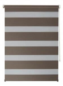 Rulou dublu (zebră) gri 65x130 cm