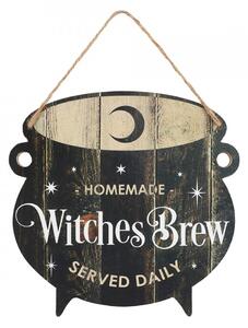 Placuta decorativa lemn Witches Brew 35 cm
