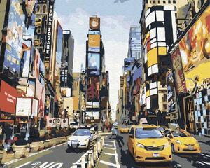 Pictură pe numere Life Times Square 40x50 cm