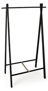 Suport pentru haine negru din lemn de mesteacăn 91x151x50 cm Daiki – Yes Everyday