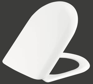 Capac WC PRESSALIT Magnum, închidere simplă, alb floare de colț