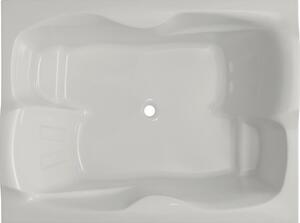 Cadă de baie dreptunghiulară Belform Duo 126x168x77 cm acril alb 27CB0005