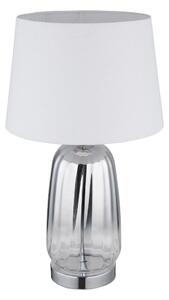 Globo 24142W - Lampă de masă CLASSY 1xE27/40W/230V alb/argintiu