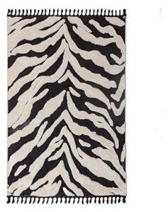 Covor alb-negru 133x190 cm Esra Zebra – Flair Rugs