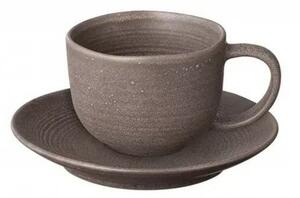 Cești maro închis 2 buc. din ceramică 190 ml Kumi – Blomus