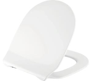 Capac WC cu închidere lentă PRESSALIT Connexion duroplast alb 39,5-43,4x36,8 cm