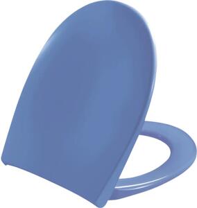 Capac WC PRESSALIT Scandinavia Plus, închidere lentă, albastru (RAL 5002) 41,1-45,1x37,4 cm
