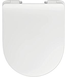 Capac WC cu închidere lentă REIKA Mito duroplast alb 43,7x36,8 cm