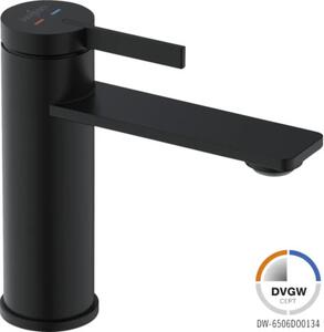Baterie lavoar monocomandă Jungborn SIGMA ventil Push-Open negru mat