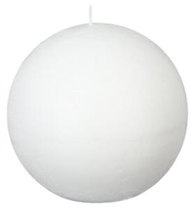 Lumanare glob CANDLE BALL VANILLA 7,5 cm alb