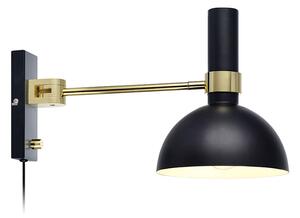 Markslöjd - Larry Aplică de Perete Black/Brushed Brass