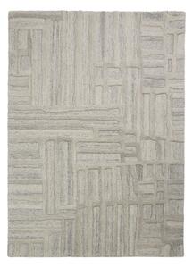 Covor grej țesut manual din lână 140x200 cm Elva – Flair Rugs