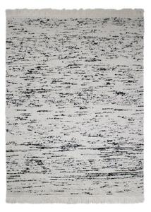 Covor gri/fildeș țesut manual din lână 140x200 cm Ellsa – Flair Rugs