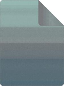 Pătură Ibena Toronto turcoaz/gri , 150 x 200 cm