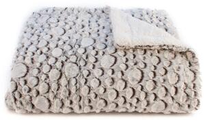 Pătură cu blăniță Petra maro, 150 x 200 cm