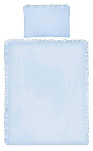Lenjerie de pat Belisima de bumbac pentru pătuț Pure,albastru 90 x 120 cm, 40 x 60 cm