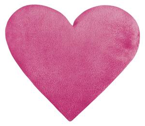 Pernă în formă aparte Bellatex HEART roz, 42 x 48 cm