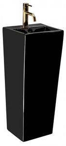 Rea Kamila lavoar 33x33 cm dreptunghiular stativ negru REA-U5644