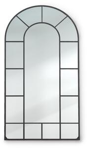 Casa Chic Archway, oglindă franțuzească de perete, ramă din aluminiu, 46 x 86 cm