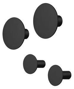 Cârlige negre 4 buc. de montat pe perete Ponto – Blomus
