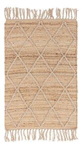 Covor în culoare naturală țesut manual din iută 60x90 cm Shaila – Yes Everyday