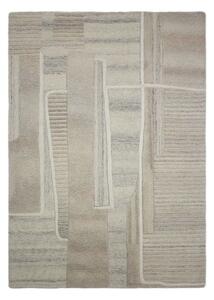 Covor grej țesut manual din lână 140x200 cm Lira – Flair Rugs