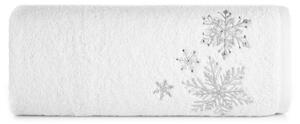 Prosop de Crăciun din bumbac cu broderie fină argintie Šírka: 50 cm | Dĺžka: 90 cm