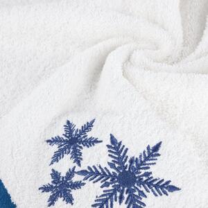 Prosop din bumbac cu broderie albastră de Crăciun Šírka: 50 cm | Dĺžka: 90 cm