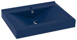 Chiuvetă baie lux orificiu robinet albastru 60x46 cm ceramică