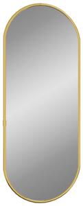 Oglindă de perete, auriu, 50x20 cm, ovală