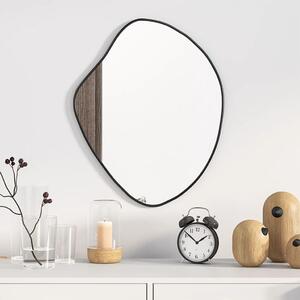 Oglindă de perete, negru, 50x40 cm