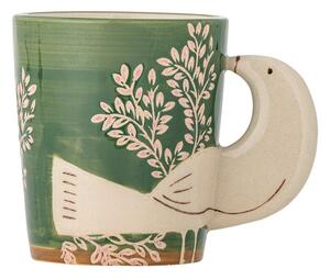 Cană verde pentru cappuccino din ceramică 260 ml Hezha – Bloomingville
