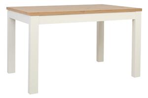 Masa Boston 465 Wotan stejar, Alb, 77x90x130cm, Extensie, PAL laminat, PAL laminat