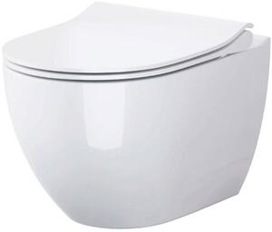 Set vas WC Cersanit Zen K109-053-ECO, capac WC Cersanit Urban Harmony K98-0133-ECO