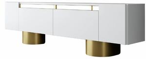 Măsuță TV Bohem White and Gold