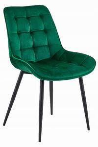 Scaun Bucatarie/Dining Joy Verde Catifea Catifea