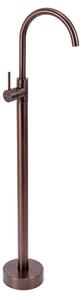 Baterie de Lavoar cu Montaj pe Podea Rea Lungo Brush Brown