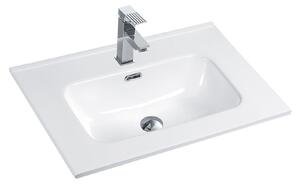 Lavoar baie incastrat dreptunghiular, alb, Fluminia Siena 60 610x465 mm