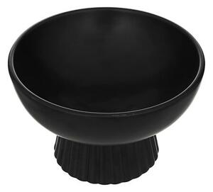 Bol decorativ, Lorvion, Negru, 22x22x14 cm