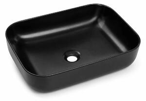 Lavoar pe blat negru mat 8509BM