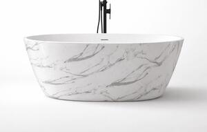 Cada baie freestanding Taormina Alb
