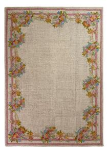 Covor țesut manual din lână 140x200 cm Elise Floral – Flair Rugs