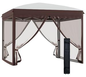 Pavilion pliabil Outsunny, geanta de transport, inaltime reglabila 3x3m | Aosom Romania