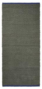 Covor tip traversă verde închis din iută 70x150 cm Notes – Mette Ditmer Denmark