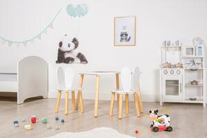 Ourbaby - Masă și scaune pentru copii cu urechi de iepure Bunny