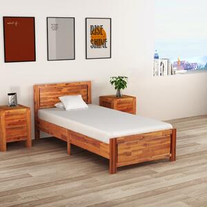 Cadru de pat, 90 x 200 cm, lemn masiv de acacia