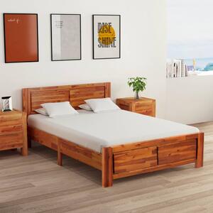 Cadru de pat, 120 x 200 cm, lemn masiv de acacia